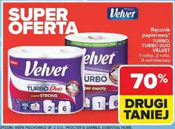 Carrefour Ręcznik papierowy duo Velvet Turbo oferta