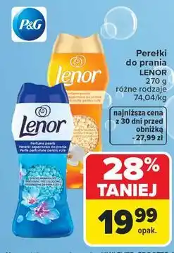 Carrefour Perełki zapachowe spring awakening Lenor Unstoppables oferta