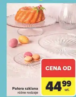 Carrefour Patera do ciasta szklana oferta