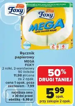 Carrefour Ręcznik kuchenny Foxy Mega oferta