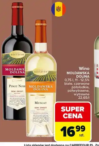 Carrefour Market Wino MOŁDAWSKA DOLINA oferta