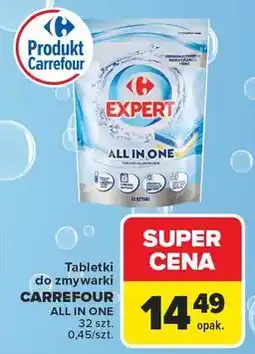 Carrefour Tabletki do zmywania all in one Carrefour Expert oferta