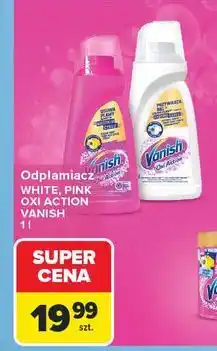 Carrefour Odplamiacz w płynie white Vanish Oxi Action oferta