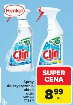 Carrefour Płyn do mycia szyb lemon Clin Windows & Glass oferta