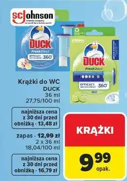 Carrefour Krążki żelowe lime - zapas Duck Fresh Discs oferta