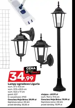 Bricomarche Lampa ogrodowa oferta