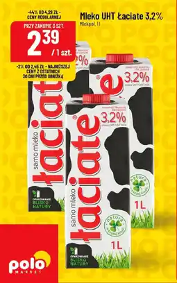 Polomarket Mleko UHT Łaciate 3,2% Mlekpol oferta