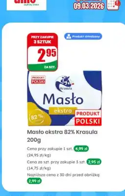 Dino Masło ekstra 82% oferta