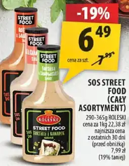 Arhelan Sos street food (cały asortyment) oferta