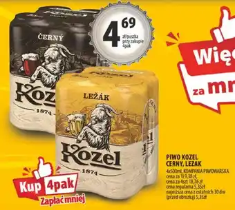 Arhelan Piwo Kozel Cerny, Lezak oferta