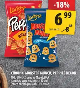 Arhelan Chrupki Monster Munch, Peppies Bekon oferta