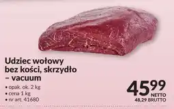 Makro Udziec wołowy bez kości, skrzydło - vacuum oferta