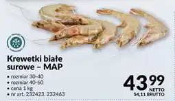 Makro Krewetki białe surowe - MAP oferta