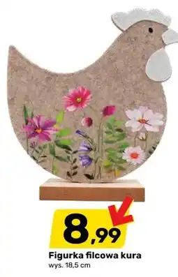 Bricomarche Figurka filcowa kura oferta