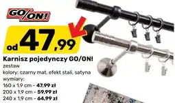 Bricomarche Karnisz pojedynczy GO/ON! zestaw oferta