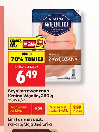 Biedronka Szynka Kraina Wędlin oferta