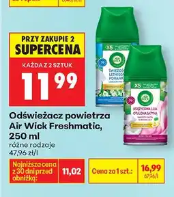 Biedronka Odświeżacz powietrza Freshmatic oferta