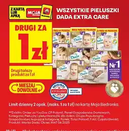 Biedronka Pieluszki Extra Care wszystkie rozmiary oferta