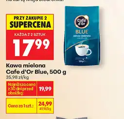 Biedronka Kawa mielona Cafe d'Or oferta