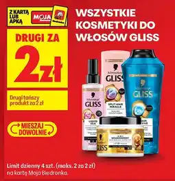 Biedronka Kosmetyki do włosów wszystkie rodzaje oferta