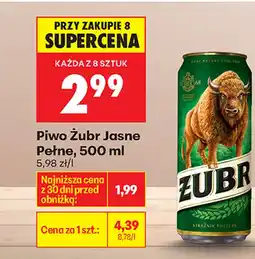 Biedronka Piwo Żubr oferta