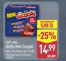 ALDI Wafle Grześki oferta