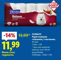Lidl Papier toaletowy Floralys oferta