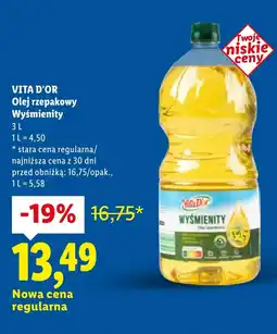 Lidl Olej VITA D'OR oferta