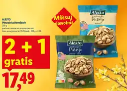 Lidl Pistacje prażone Alesto oferta