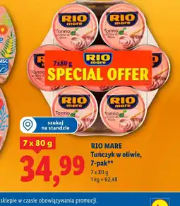 Lidl Tuńczyk Rio Mare oferta