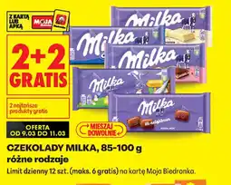 Biedronka Czekolady Milka oferta