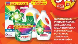 Biedronka Ariel produkty do prania oferta