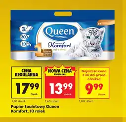 Biedronka Papier toaletowy Queen Komfort oferta