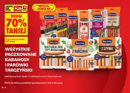 Biedronka WSZYSTKIE PACZKOWANE KABANOSY I PARÓWKI TARCZYŃSKI oferta