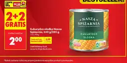 Biedronka Nasza Spiżarnia Kukurydza słodka oferta