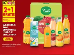 Biedronka Vital Fresh Soki i Napoje oferta