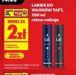 Biedronka Taft lakier do włosów oferta