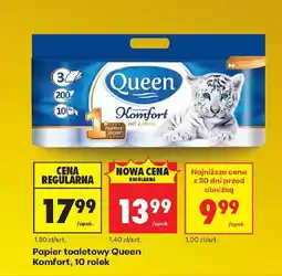 Biedronka Papier toaletowy Queen Komfort oferta