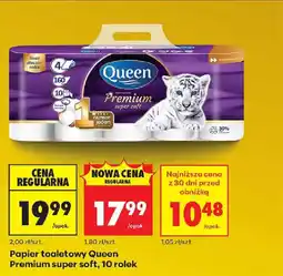 Biedronka Papier toaletowy Queen Premium super soft oferta