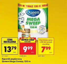 Biedronka Ręcznik papierowy Queen Mega Sweep, 120 m oferta