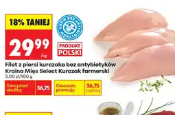Biedronka Filet z piersi kurczaka Kraina Mięs Select Kurczak farmerski oferta
