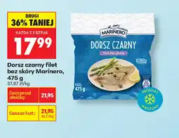 Biedronka Dorsz czarny filet bez skóry Marinero oferta