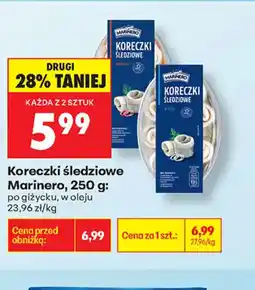 Biedronka Marinero Koreczki śledziowe oferta