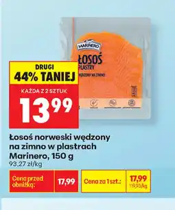 Biedronka Marinero Losoś norweski wędzony oferta