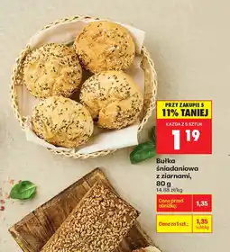 Biedronka Bułka śniadaniowa z ziarnami oferta