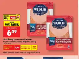 Biedronka Kraina Wędlin Schab wędzony na wiśniowo oferta