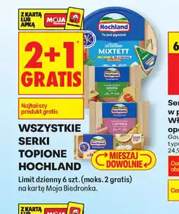 Biedronka Hochland serki topione oferta