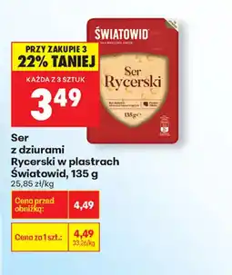Biedronka Swiatowid Ser Rycerski oferta