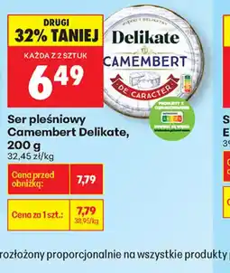 Biedronka Delikate Camembert ser oferta