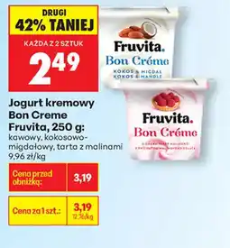 Biedronka Fruvita Jogurt Bon Crème oferta